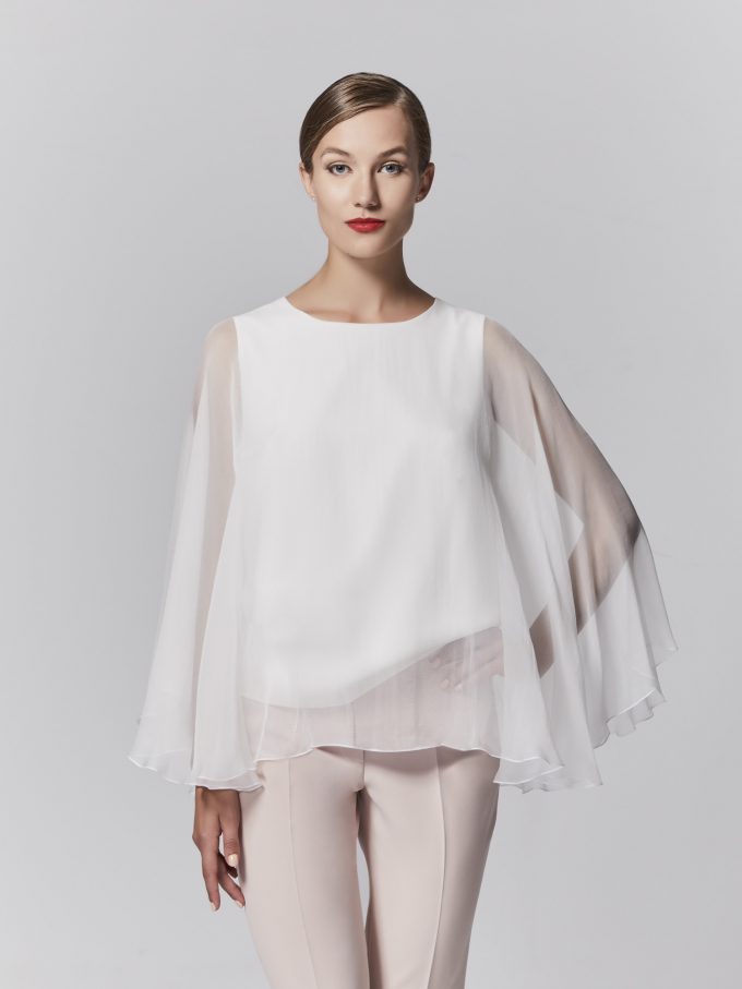 Margareth&Moi collection intemporel chemise blanche blouse double tissu
