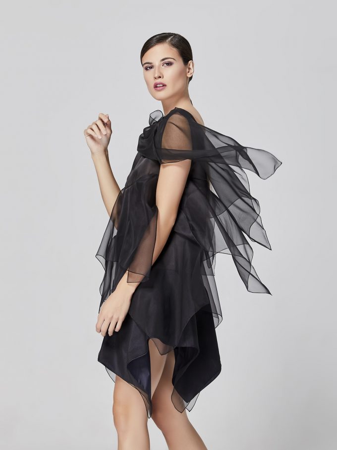 Margareth&Moi : Flowy silk kerchief cocktail dress