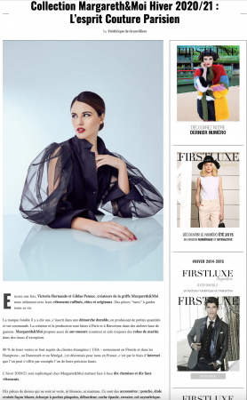 Margareth&Moi -First Luxe magazine